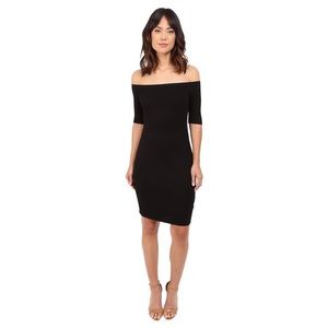 Splendid 2x1 off the shoulder rib dress Sz S/P/CH